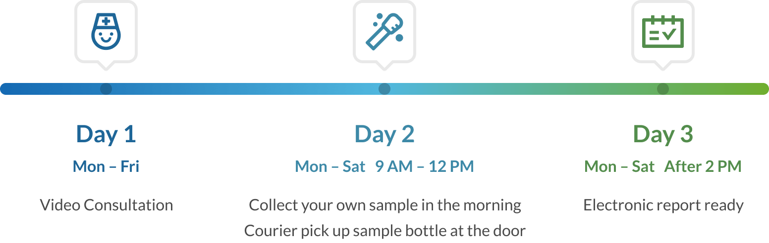 COVID-19 Test Timeline